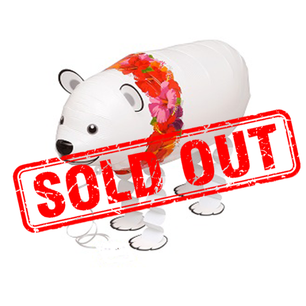 Polar Bear Flora Walking Pet Balloon Singapore