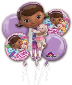 Doc McStuffins Birthday Balloon Bouquet