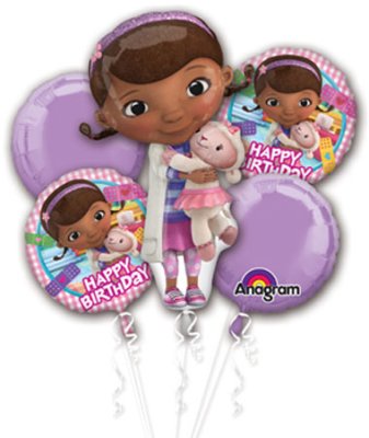 Doc McStuffins Birthday Balloon Bouquet Singapore