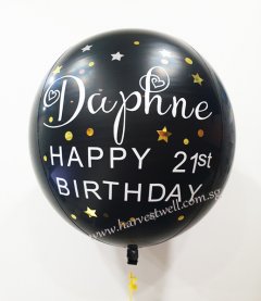 Customize Starry 21st ORBZ Balloon
