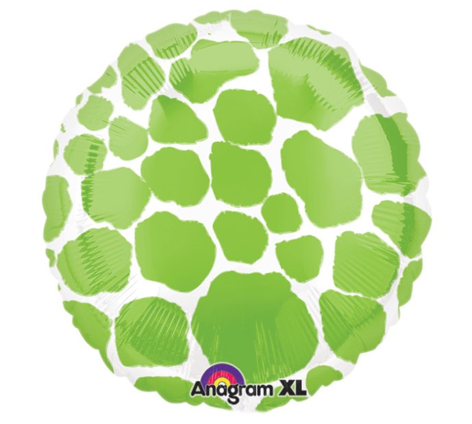 Kiwi Giraffe Print Mylar Balloon Singapore