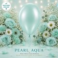 Pearl Aqua Helium Latex Balloon Singapore