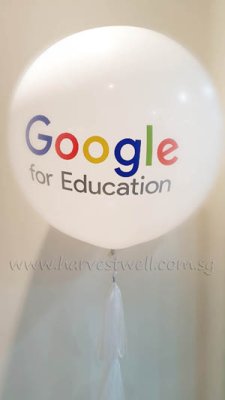 Corporate Customised Jumbo Helium Latex Balloon Singapore