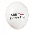 Will You Marry Me Helium Latex Balloon