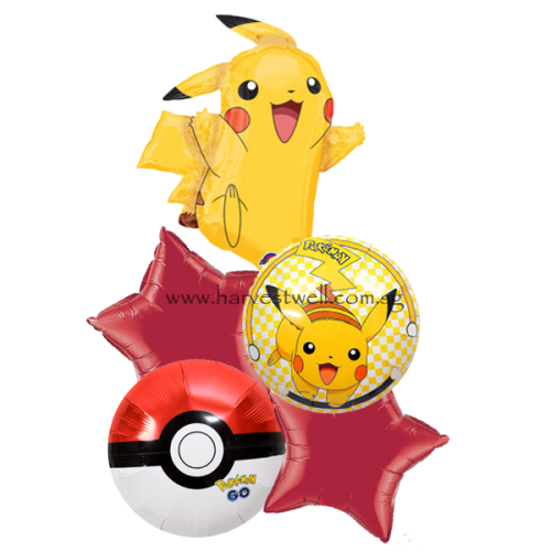 Pokemon Pikachu Balloon Bouquet