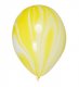 Yellow Superagate Helium Latex Balloon