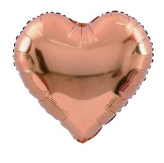 Rose Gold Heart Shape Mylar Balloon
