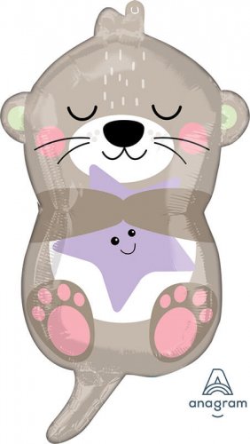 Otterly Adorable Animal JR Shape Mylar Balloon