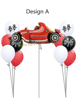 F1 Racing Car Balloon Bundle Set Singapore