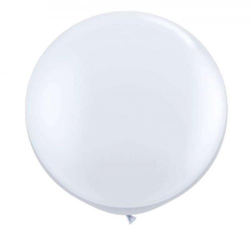 Diamond Clear Jumbo Round Shape Helium Latex Balloon