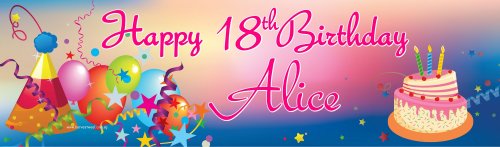 Birthday Celebration Customized Banner