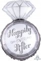 Happily Ever After Ring Super Shape Mylar Balloon