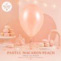Pastel Macaron PEACH Helium Latex Balloon Singapore