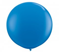Dark Blue Jumbo Round Shape Helium Latex Balloon