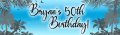 Tropical Summer Birthday Customized Banner Singapore