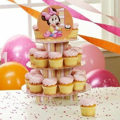 Minnie Mouse 1st Birthday Cupcake Stand Singapore