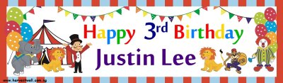 Carnival Party Customized Banner Singapore