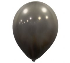 Chrome Black Helium Latex Balloon
