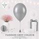 Grey Colour Helium Latex Balloon