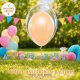 Peach Balloon IN Balloon