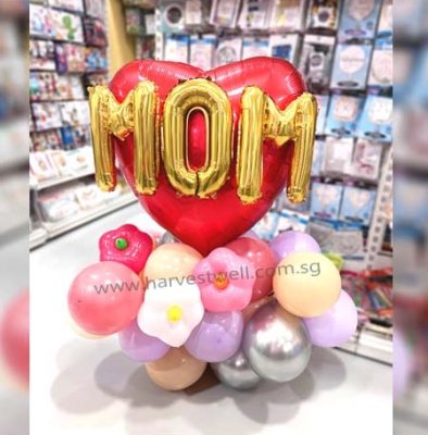 Love Mommy Organic Balloon Centerpiece Singapore