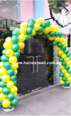 Spiral Balloon Arch (2 Colour Theme) Singapore