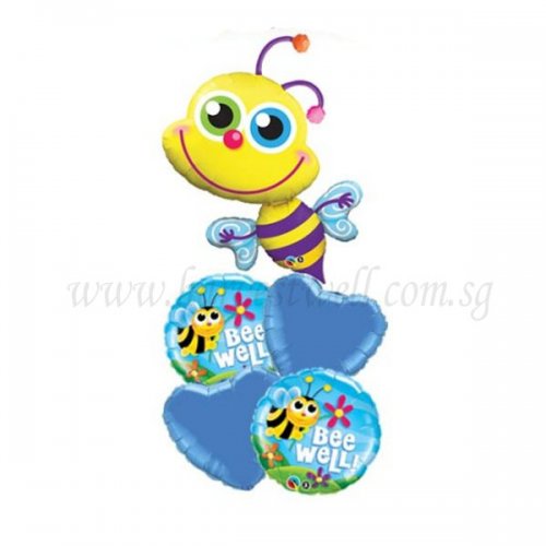 Happy Bee Welcome Baby Balloon Package