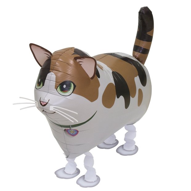 Calico Cat Walking Pet Animal Balloon Singapore
