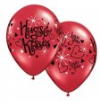 Hugs & Kisses Love Helium Latex Balloon