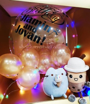 Customize Surprise Box Birthday Party Balloon Singapore