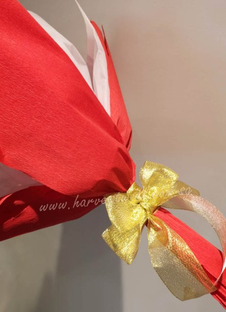 I Love You Personalized Red Rose Balloon Handheld Bouquet Singapore