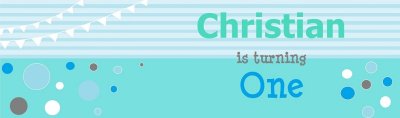 Let's Celebrate Birthday Customized Banner Singapore