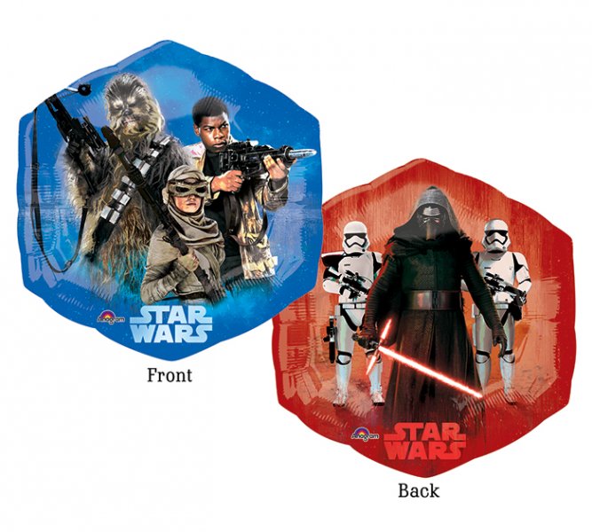 Star Wars The Force Awakens(Hexagon)Super Shape Mylar Balloon