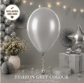 Grey Colour Helium Latex Balloon Singapore
