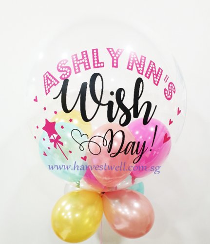 Customised Wish Day Bubble Balloon