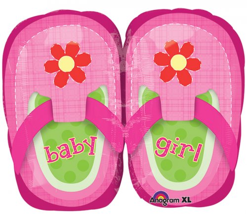 Baby Girl Shoes Junior Shape Mylar Balloon