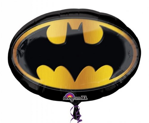 Batman Emblem Super Shape Mylar Balloon