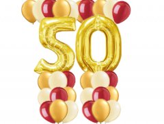 50th Gold Balloon Value Package