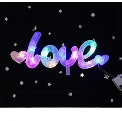 LED LOVE Cake Topper Singapore