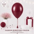 Burgundy Helium Latex Balloon Singapore
