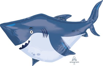 Ocean Shark Supershape Mylar Balloon Singapore