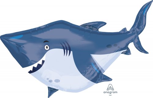 Ocean Shark Supershape Mylar Balloon