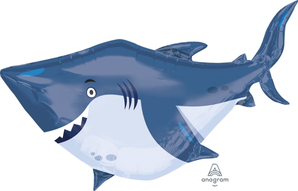 Ocean Shark Supershape Mylar Balloon Singapore