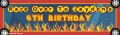 Race on His Birthday Customized Banner