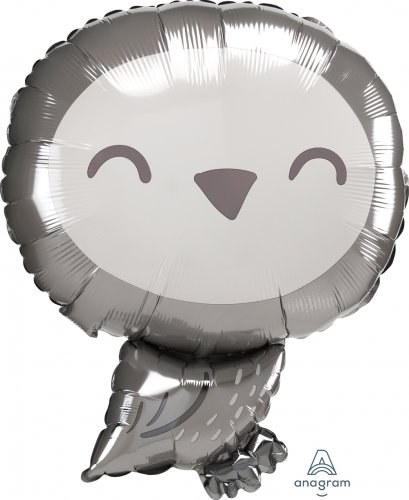 Woodlands Animal Owl JR Shape Mylar Balloon