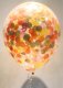 Confetti Helium Latex Balloon (Autumn)