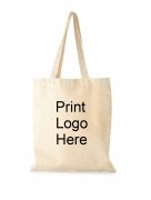 custom print logo on tote bag