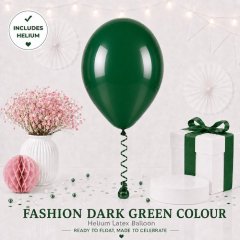 Dark Green Colour Helium Latex Balloon