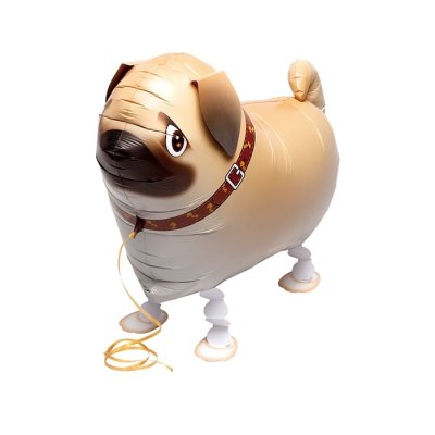 Pug Walking Pet Dog Balloon Singapore