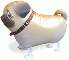 Walking Pet Dog Balloon - Pug